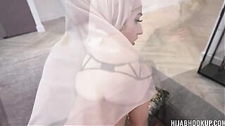 Hijab hot wife pay her husbands dues