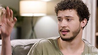 Stepmom give her son a proper sex ed